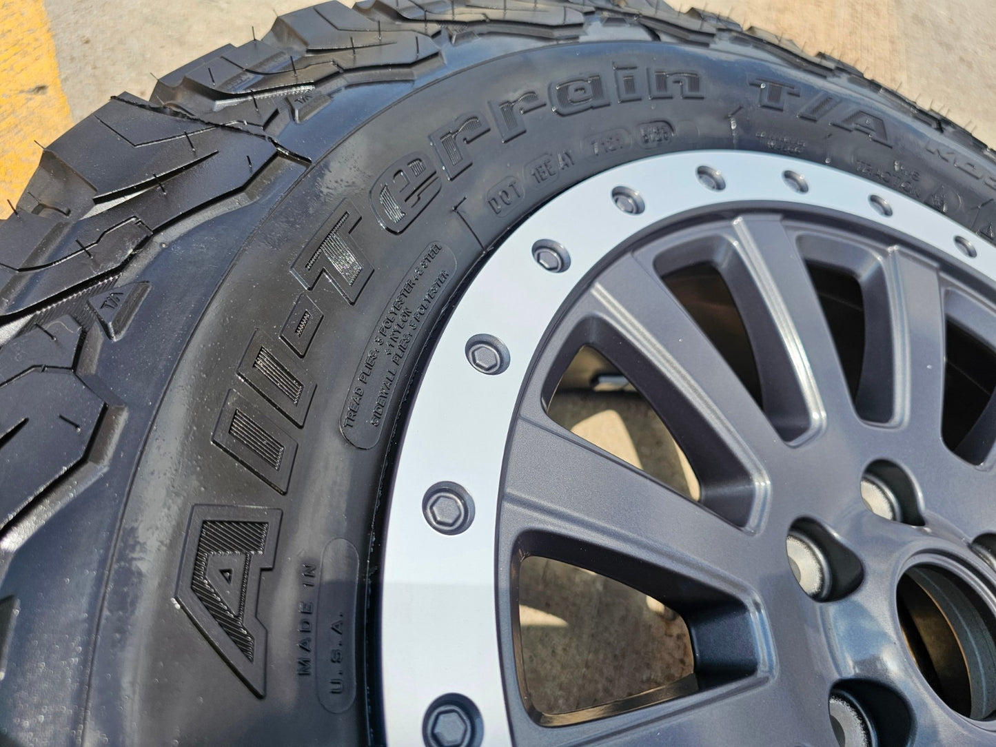 NEW 18" INEOS Grenadier OEM (1) wheel rim tire BFG KO2 A/T FITS 2022-2027