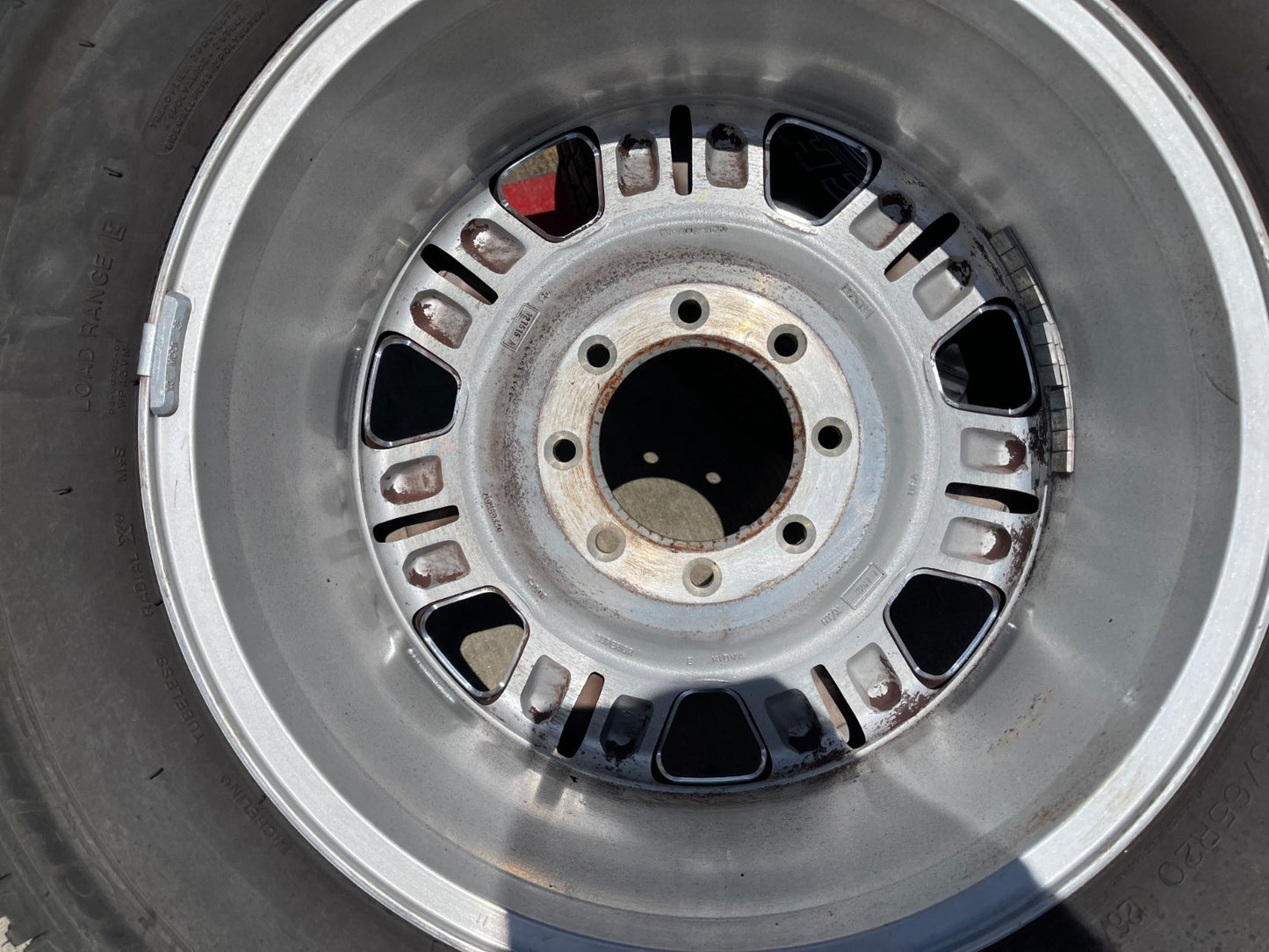 20" Ford F-250 F-350 OEM KING RANCH LARIAT 3892 chrome wheels rims tires SET