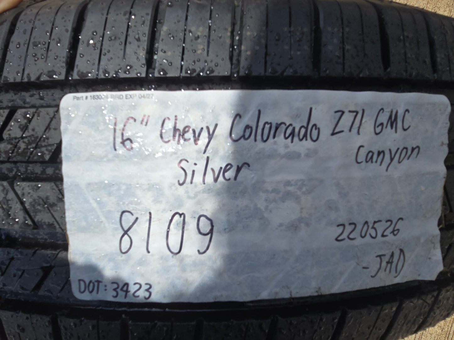 16" Chevy Colorado Z71 GMC Canyon OEM 8109 wheel rim spare tire NEW