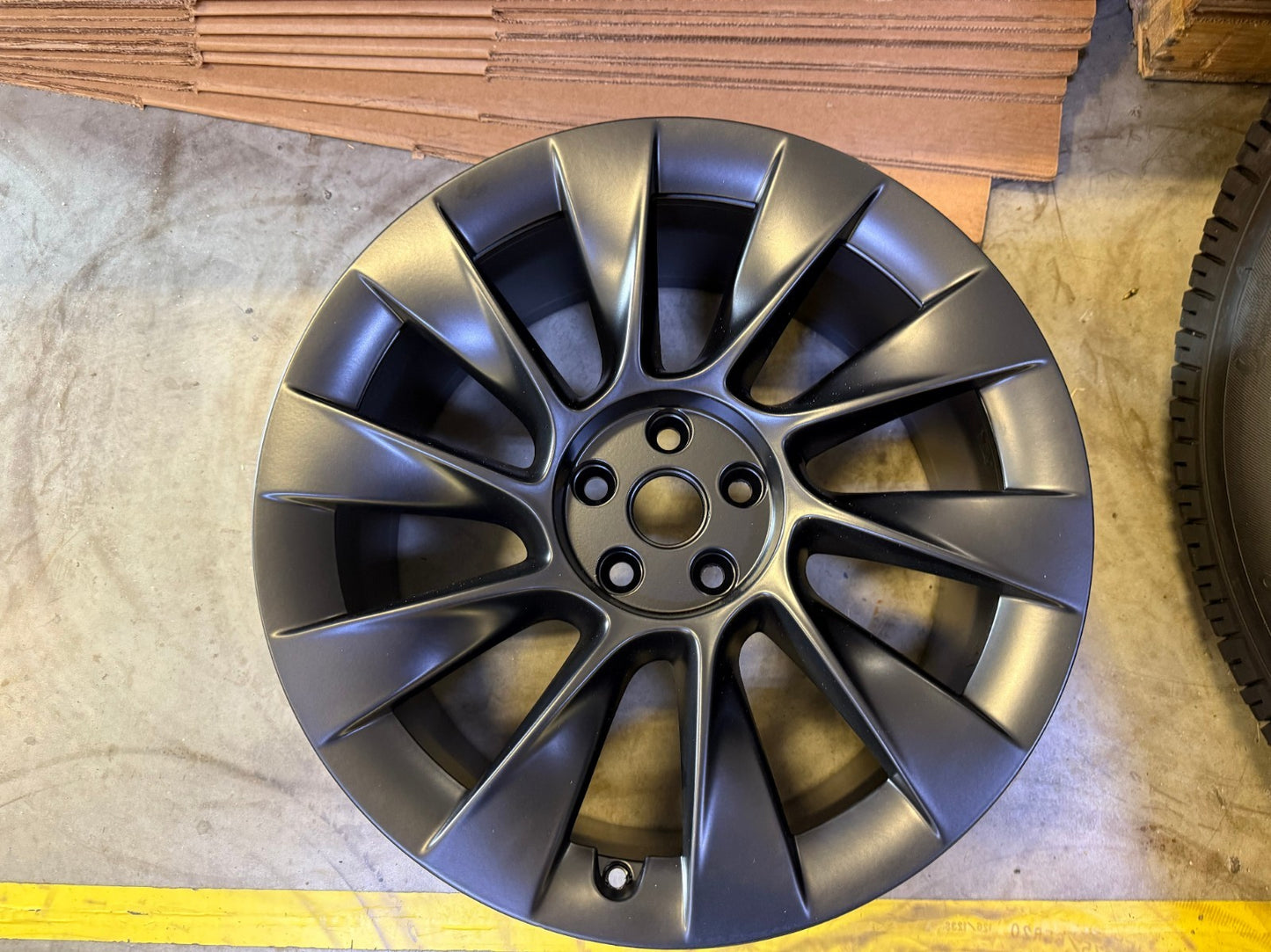 20" 20x9.5 Tesla Model Y OEM INDUCTION 96965 wheel rim 2021 2022 2023 2024 2025