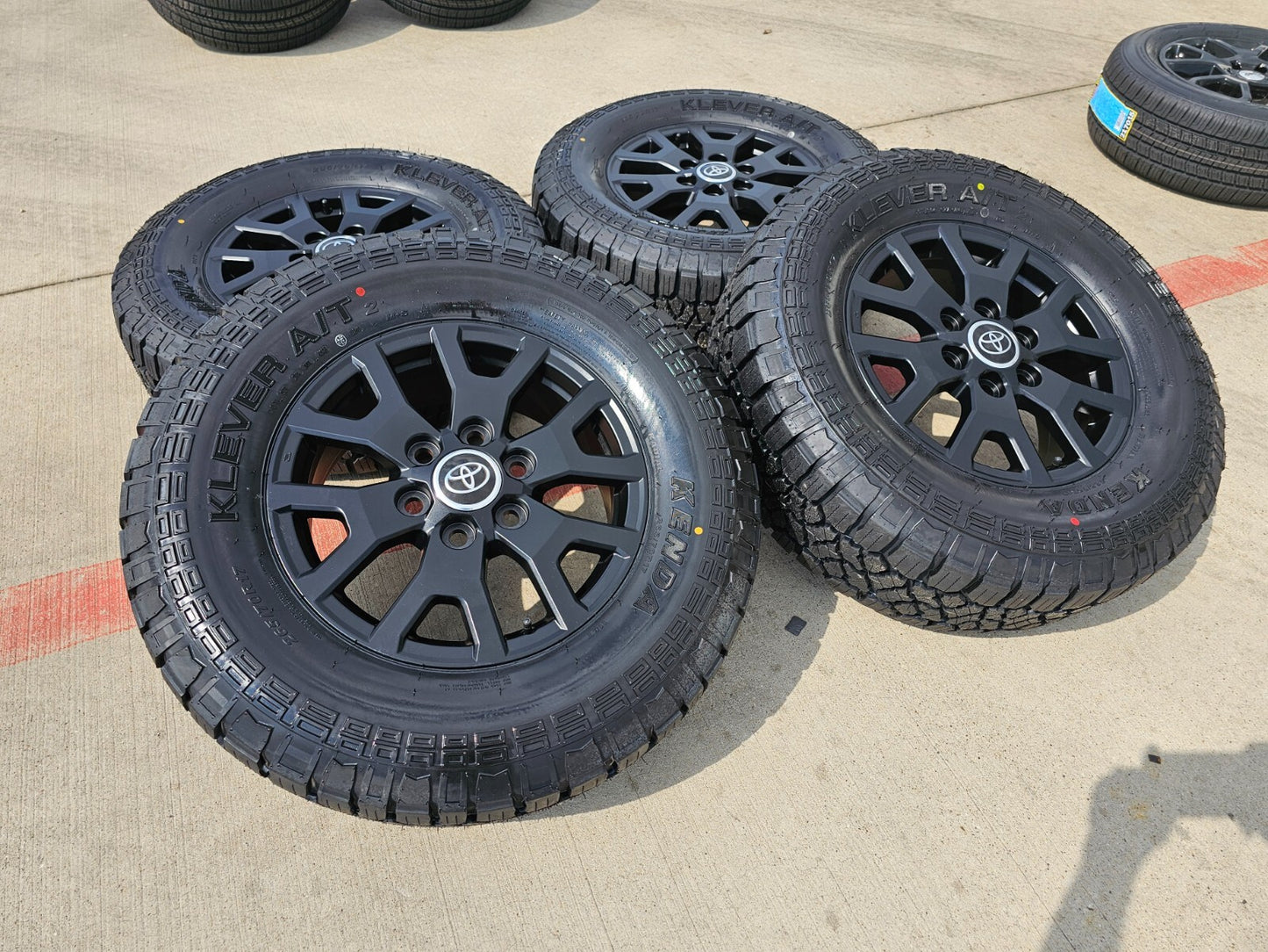 17" Toyota Tacoma 4Runner TRD Matte Black OEM 42611 wheels rims 2025 2026 NEW