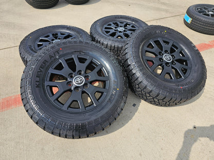 17" Toyota Tacoma 4Runner TRD Matte Black OEM 42611 wheels rims 2025 2026 NEW