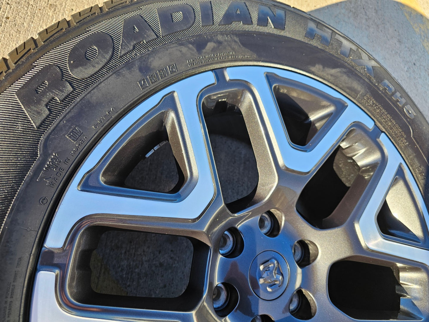 20" Dodge Ram 1500 OEM 94059 Laramie wheel rim 68583860AA Spare 2024 2025 2026