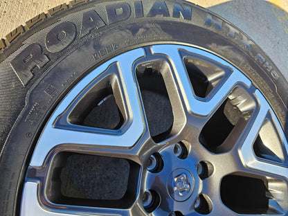 20" Dodge Ram 1500 OEM 94059 Laramie wheel rim 68583860AA Spare 2024 2025 2026