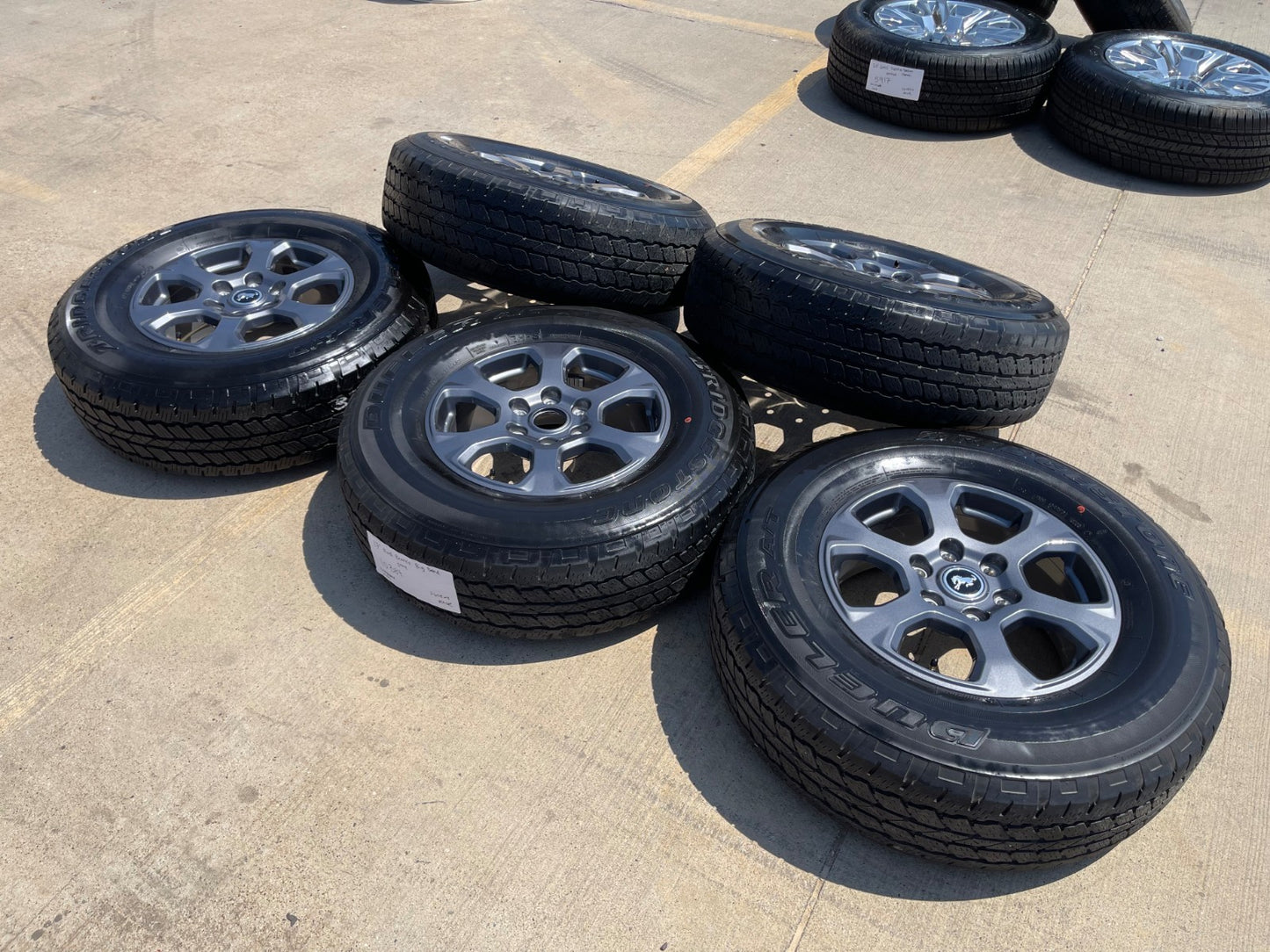 17" Ford Bronco Big Bend wheels rims 10384 OEM Ranger SET BRIDGESTONE A/T