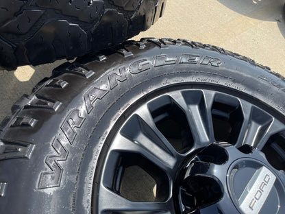 18" Ford F-250 F-350 TREMOR OEM rims wheels 10097 GOODYEAR DURATRAC A/T 35" SET