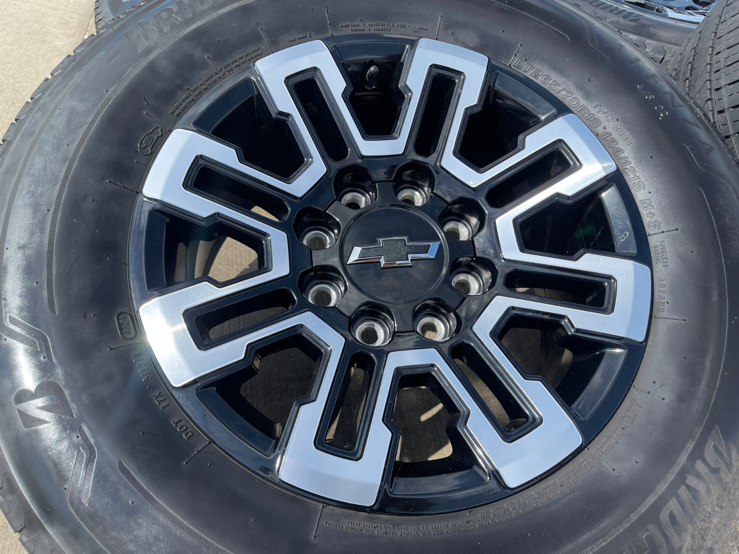 18" Chevy Silverado EV OEM wheels rims SET GMC Sierra 2024 2025 2026 2027