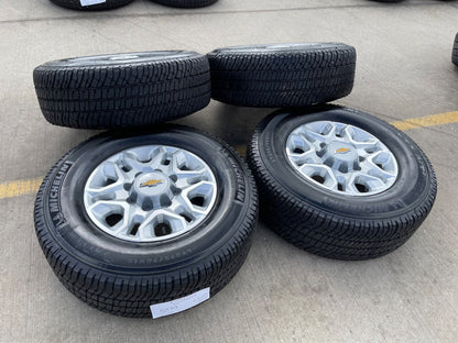 18" Chevy Silverado 2500 3500 OEM 5959 wheels rims MICHELIN LTX A/T2 NEW
