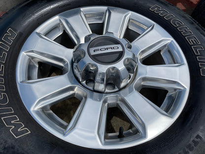 20" Ford F-250 F-350 Platinum OEM rims wheels 10103 tires MICHELIN A/T2