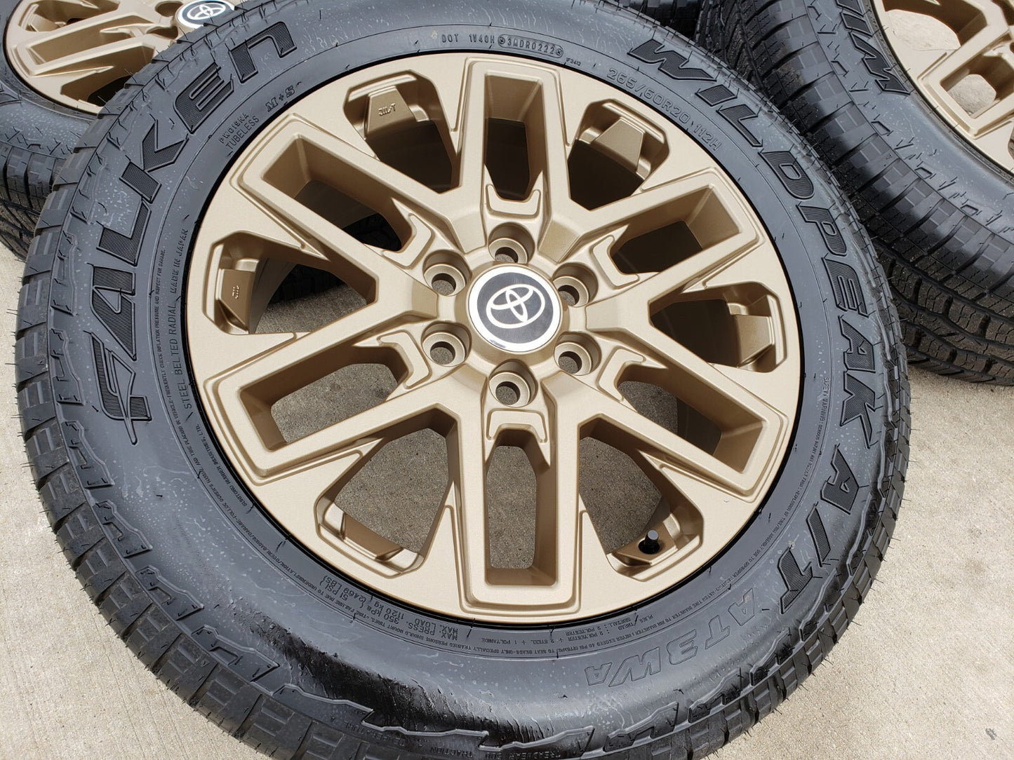 20" Toyota Tundra TRD OEM wheels rims BRONZE TSS 95295 Sequoia 2024 2025 NEW