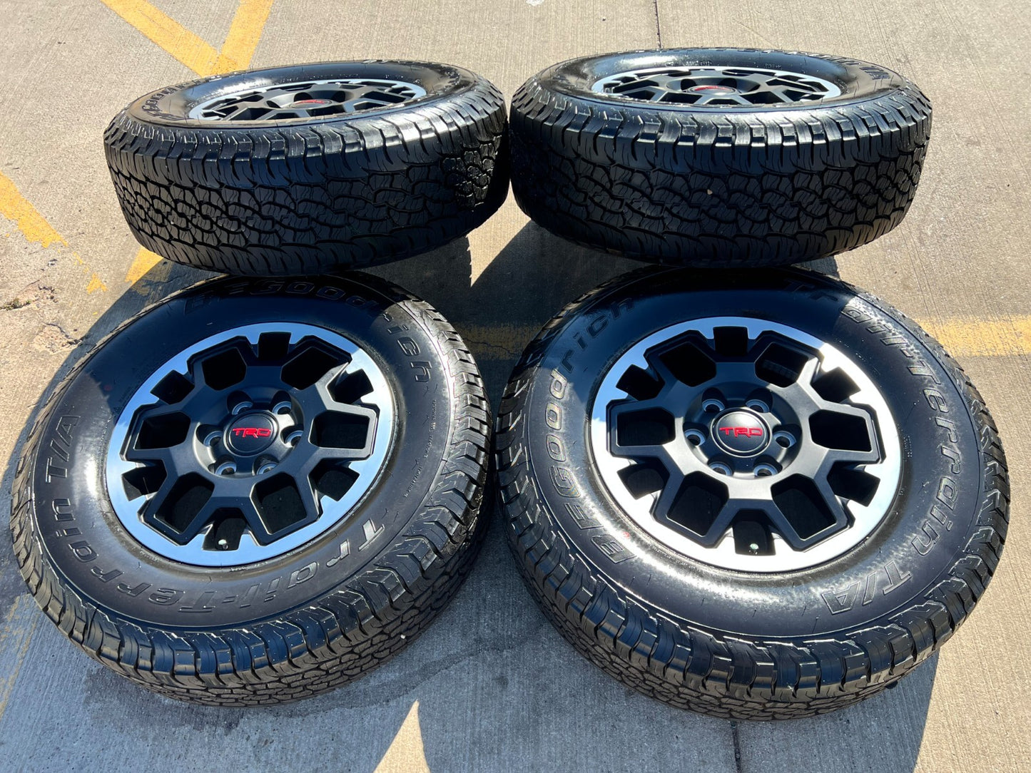 17" Toyota Tacoma 4Runner TRD OEM 10638 wheels rims 2024 2025 2026 BFG NEW