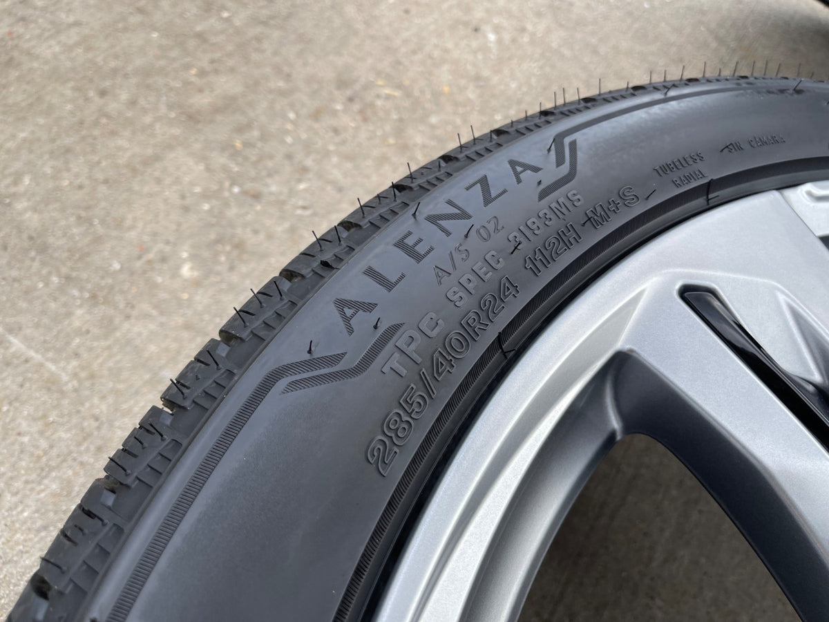 24" Cadillac Escalade V OEM wheels rims 2023 2024 2025 2026 BRIDGESTONE SET NEW