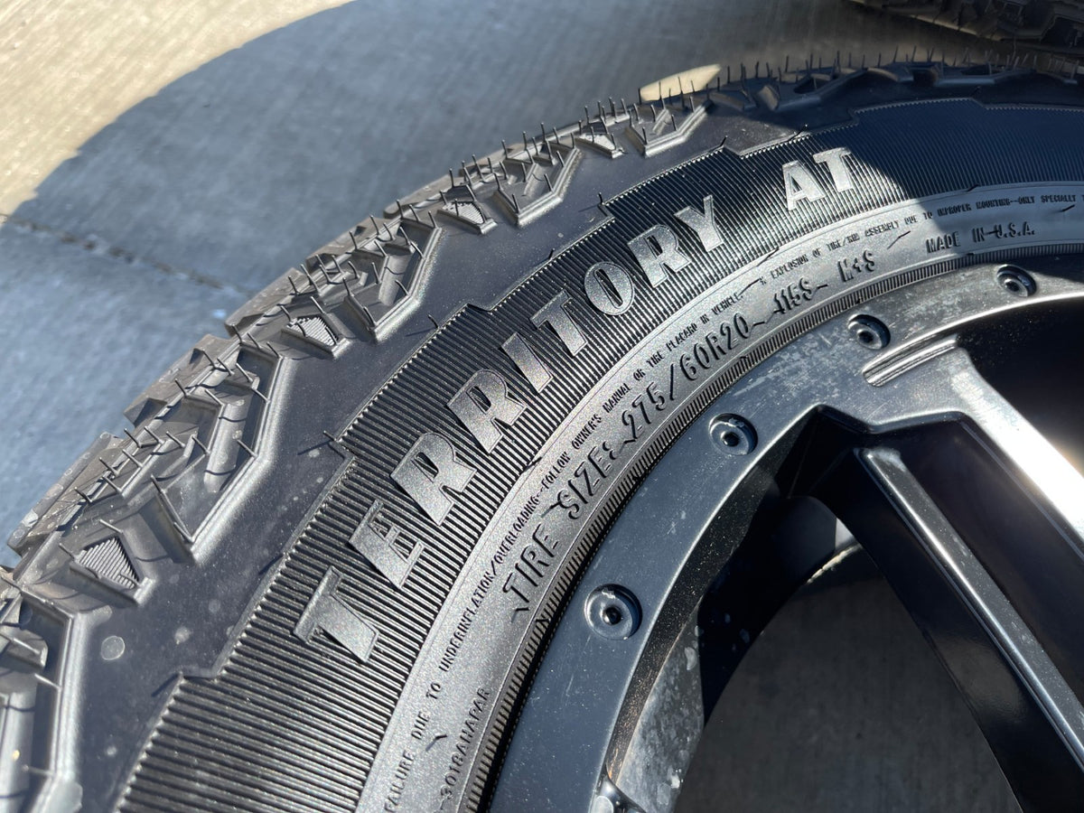 20" Toyota Tundra PLATINUM OEM 75159 SET wheels rims 5x150 tires GOODYEAR AT SET