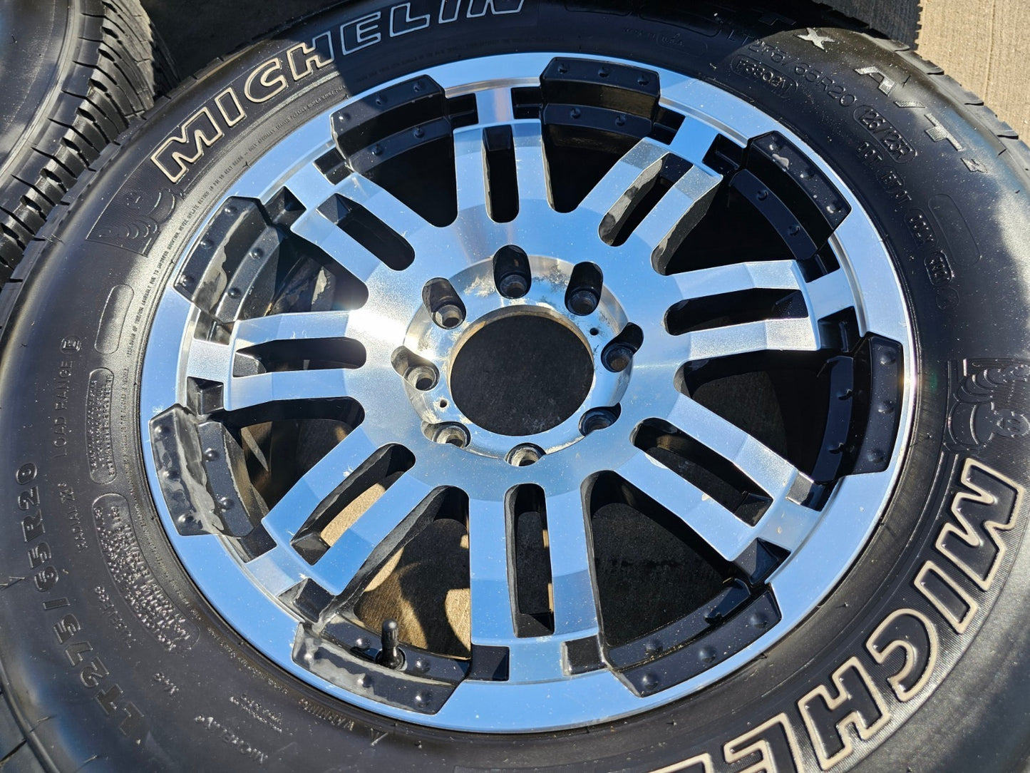 20" 20x9 VISION 375 Warrior Chevy Dodge Ram 2500 3500 wheels rims 8x165 8x6.5
