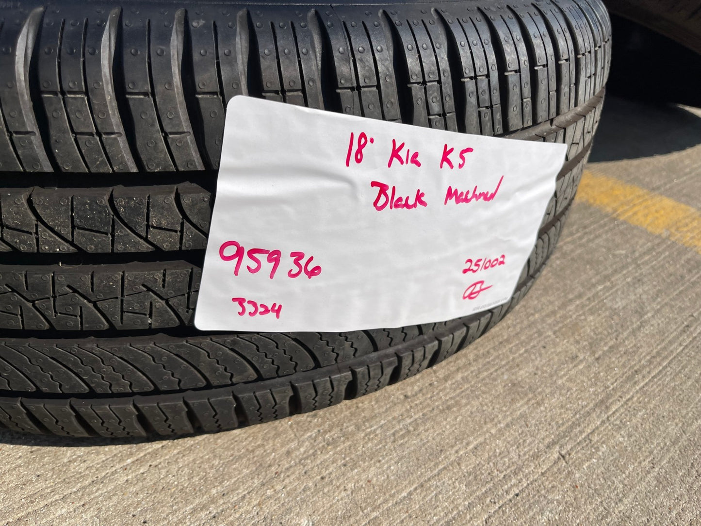 18" Kia K4 K5 OEM 95936 wheels rims Sonata Stinger Forte Optima 2025 2026 NEW