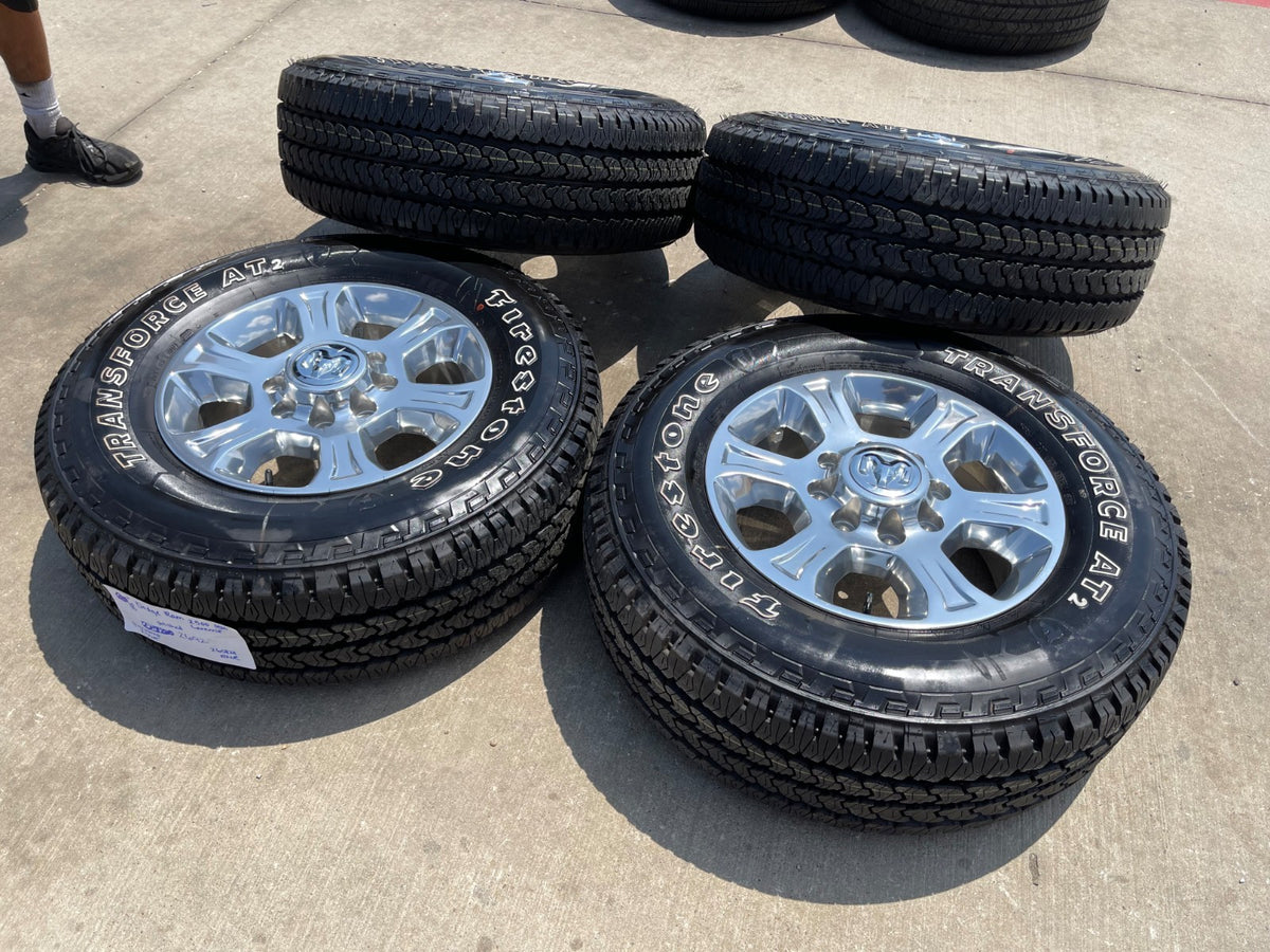 18" Ram 2500 3500 Laramie Power Wagon OEM 2692 wheels rims FIRESTONE SET NEW