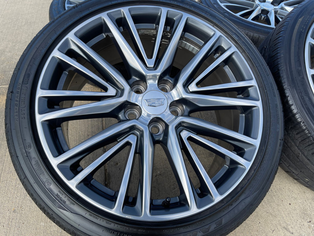 20" Cadillac CT5 CT5-V Platinum OEM 4843 wheels rims 2022 2023 2024 2025 2026