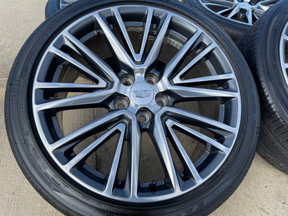20" Cadillac CT5 CT5-V Platinum OEM 4843 wheels rims 2022 2023 2024 2025 2026
