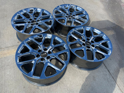 22" GMC Yukon Sierra DENALI OEM 14078 wheels rims CHROME 2025 2026 2027 SET NEW