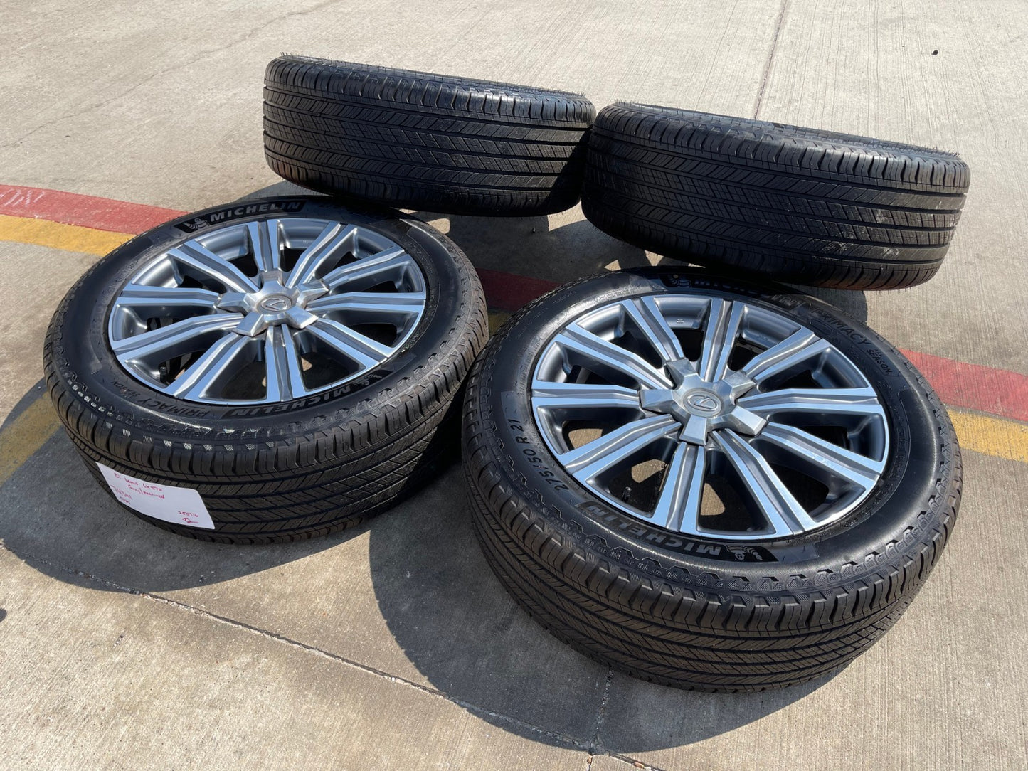 21" Lexus LX570 Toyota Land Cruiser OEM 74341 wheels rims 5x150 MICHELIN NEW