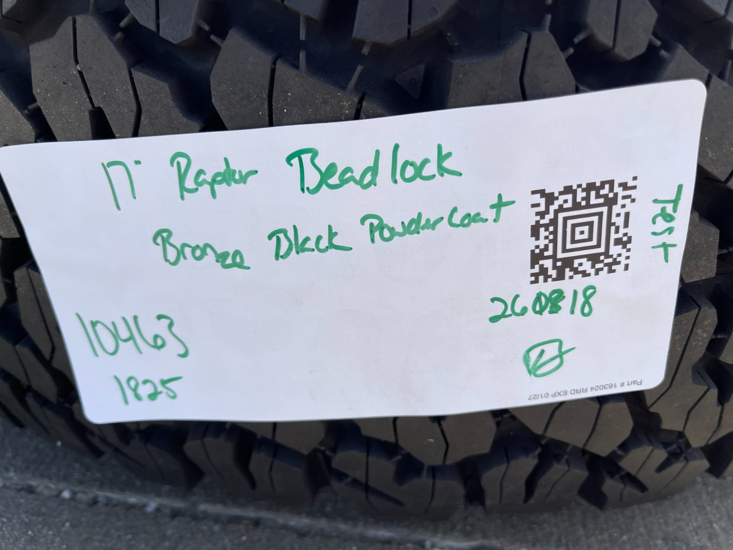 17" Ford F-150 Raptor OEM BEADLOCK 10114 BRONZE rims wheels tires BFG 37" NEW