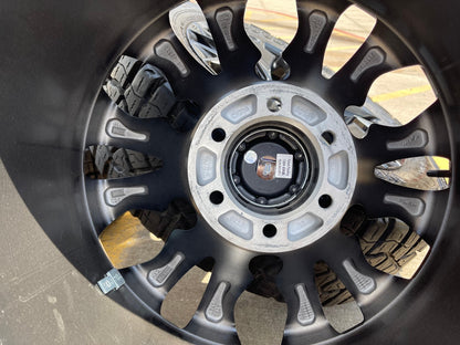 20" Fuel D804 Flame Blackout Chevy Silverado RAM 1500 wheels rims 6x139 6x5.5