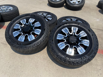20" GMC Sierra 2500 3500 OEM wheels rims 5958 14138 tires MICHELIN DEFENDER