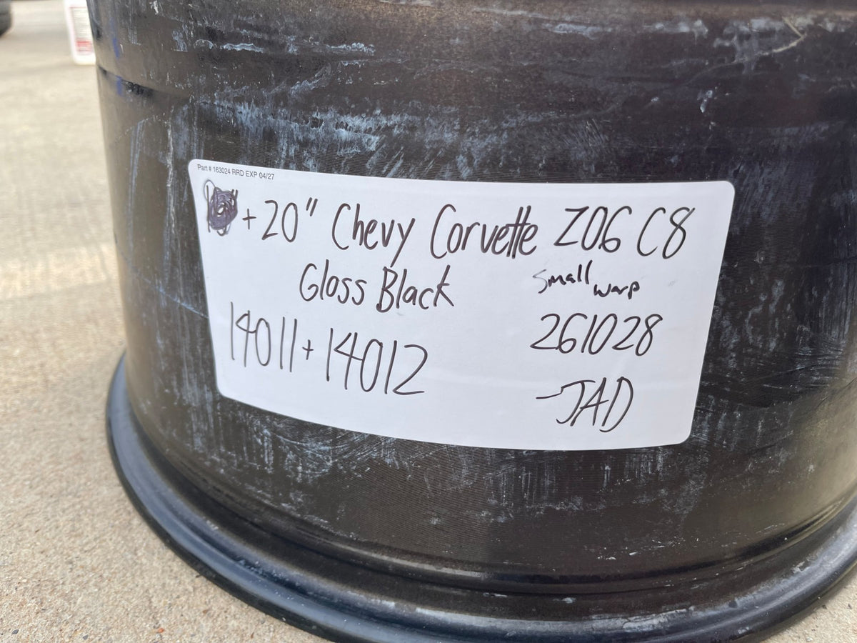 20" 20x11 Chevy Corvette Z06 C8 REAR OEM 14012 wheel rim 2021 2022 2023 2024