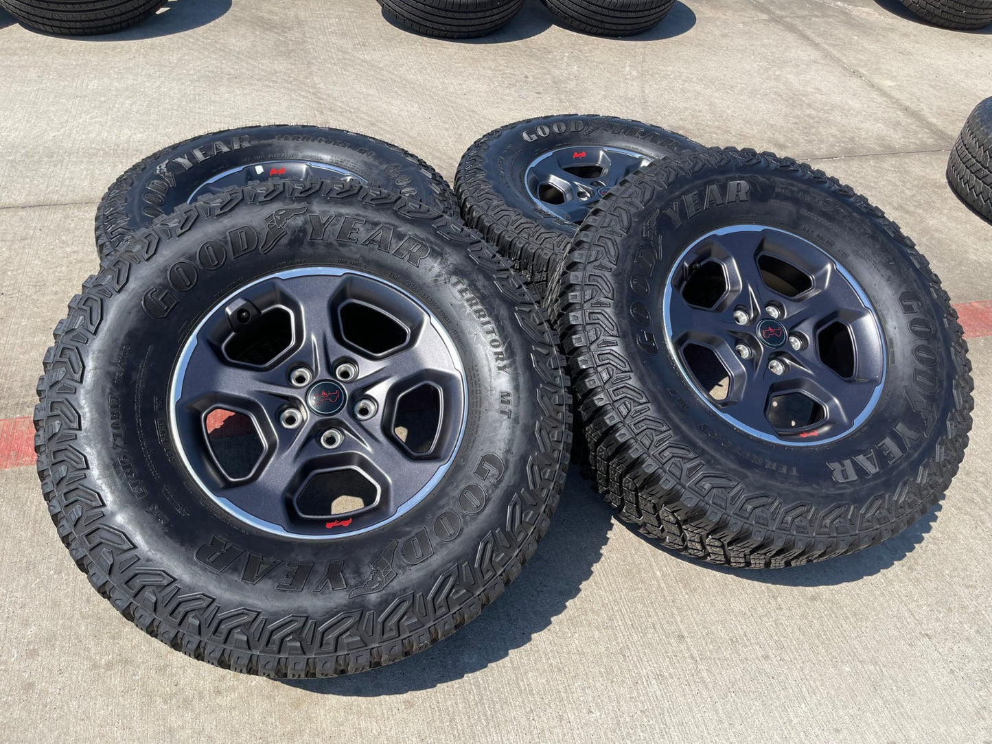 17" Jeep Wrangler Gladiator RUBICON OEM RIM# 9236 wheels rims SET FITS 2007-2027