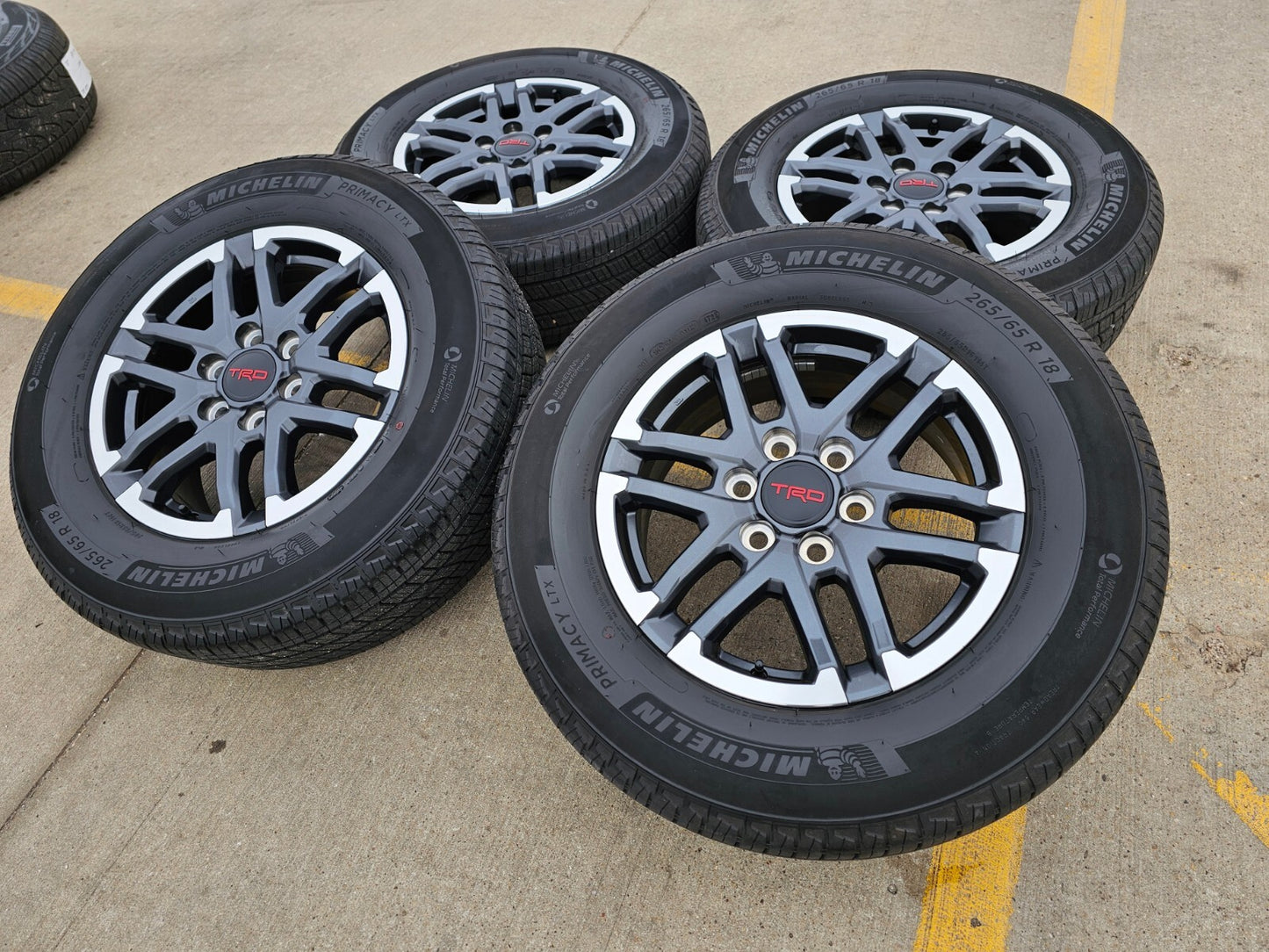 18" Toyota Tacoma TRD OEM wheels rims 10641 4Runner 2024 2025 2026 MICHELIN NEW