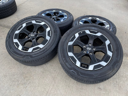 18" Hyundai Santa Fe Cruz OEM wheels rims 52910 Black 2023 2024 2025 2026