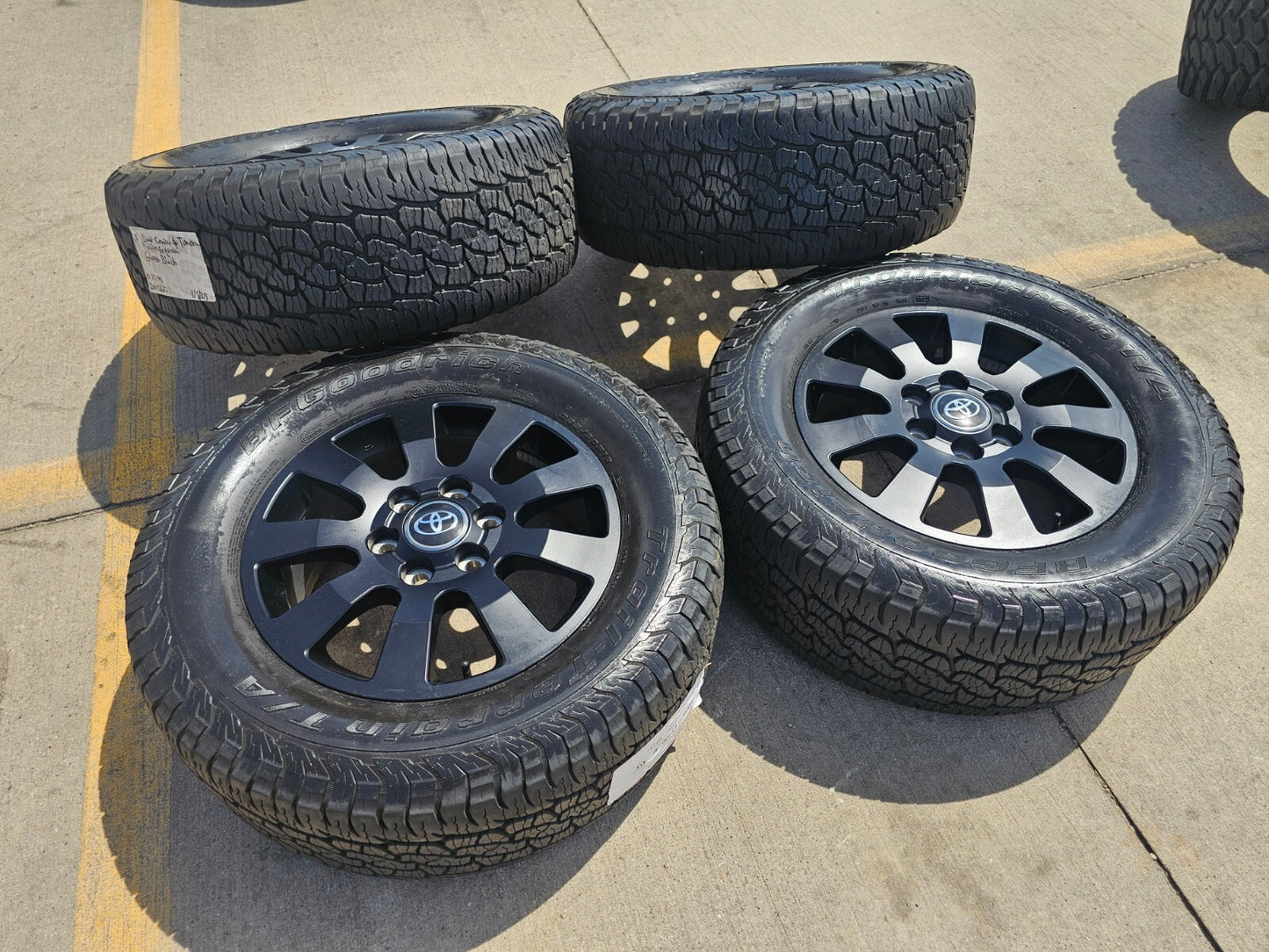 18" Toyota Land Cruiser OEM wheels rims 95952 Tundra Sequoia 2024 2025 2026 BFG