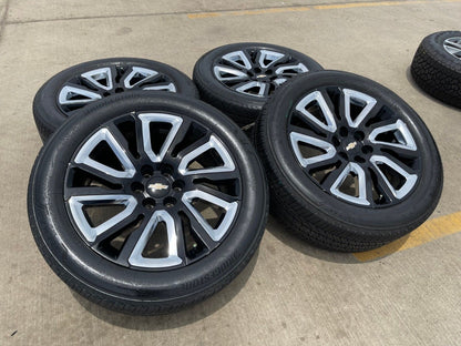 22" Chevy Tahoe Suburban OEM 5907 5901 wheels rims Silverado tires