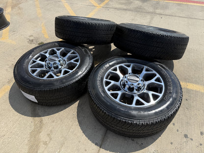 20" Ford F-250 F-350 OEM Lariat wheels rims 10292 tires SET MICHELIN A/T2