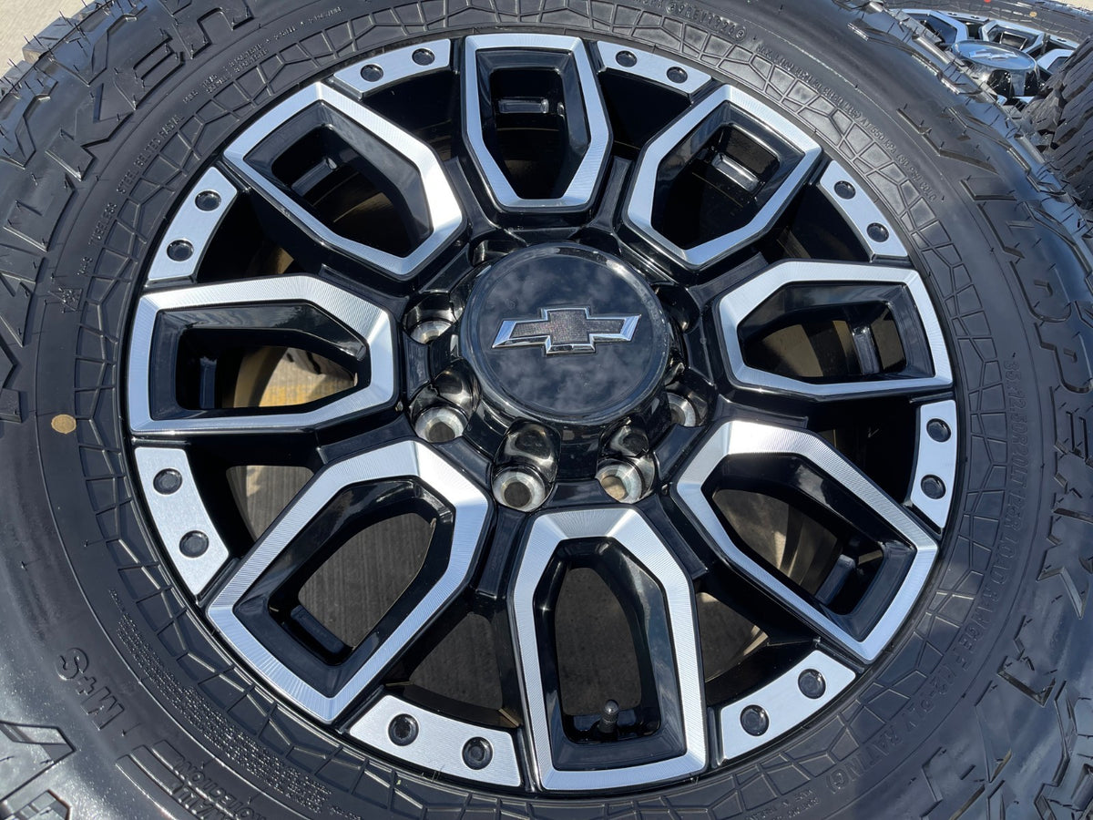20" Chevy Silverado ZR2 GMC AT4X 2500 3500 OEM wheels rims SET FALKEN 35" NEW