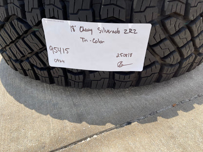 18" Chevy Silverado ZR2 Tahoe TRAIL BOSS Sierra OEM 95415 wheels rims tires NEW