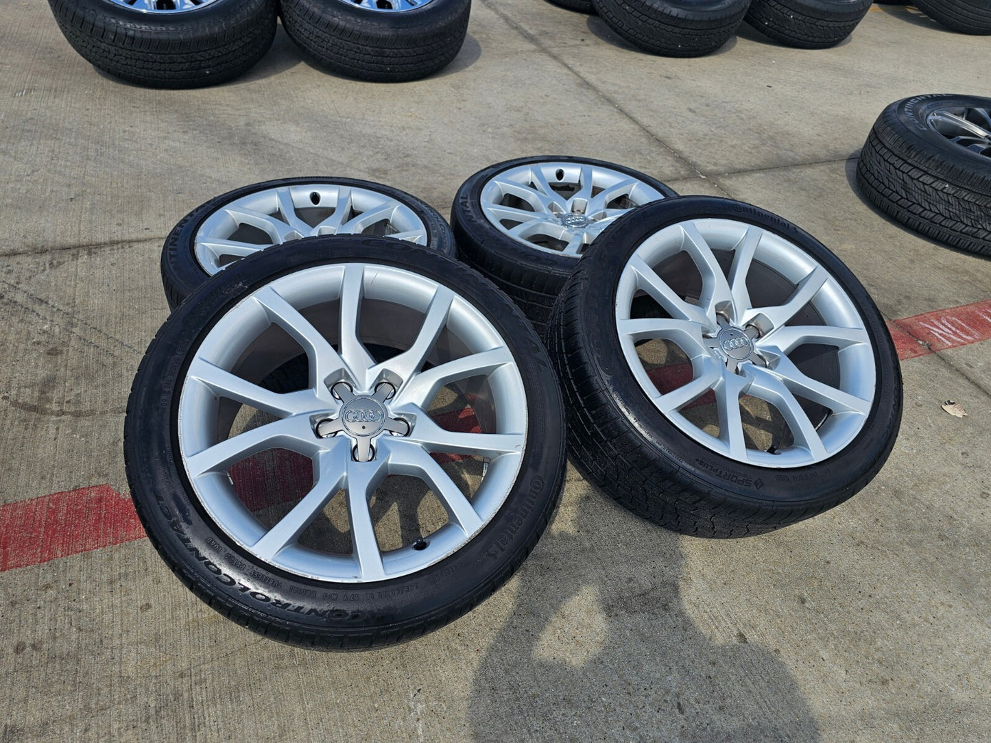 18" Audi A5 OEM wheels rims A3 S3 A4 S4 A5 S5 S6 58890 tires