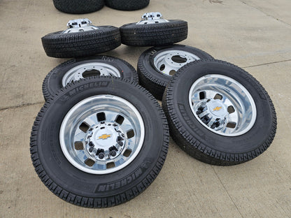18" Chevy Silverado 3500 Dually rims wheels OEM GMC Sierra 8x210 2024 2025 NEW