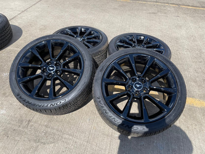 19" Ford Mustang Stealth GT OEM wheels rims 3863 tires CONTINENTAL