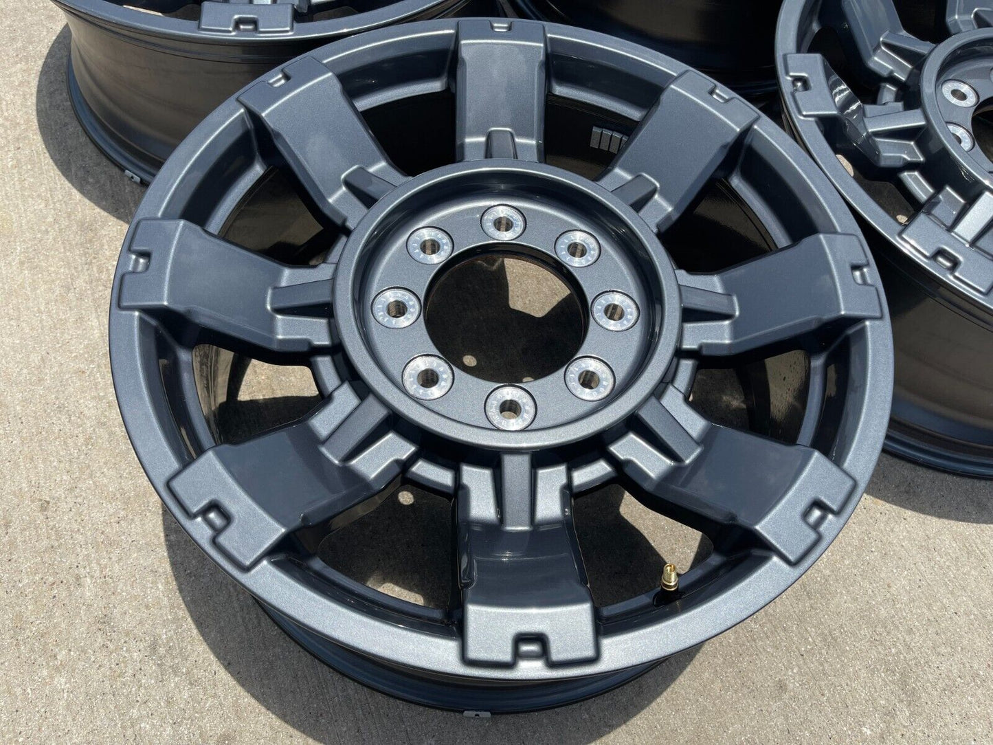 20" Ford F-250 F-350 OEM gray Lariat wheels rims 10296 10485 2023 2024 2025 NEW