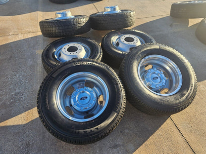 17" Ford F-350 Dually OEM 14077 14078 rims wheels MICHELIN 2023 2024 2025