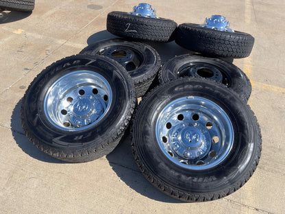 17" Dodge Ram 3500 Dually OEM 2701 2702 Laramie 8x200 wheels rims GOODYEAR