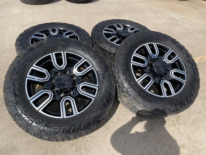 20" GMC Sierra AT4 2500 3500 OEM wheels rims 5950 Silverado tires TOYO A/T3