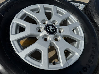 17" Toyota Tacoma 4Runner TRD Silver OEM wheels rims tires 2024 2025 NEW