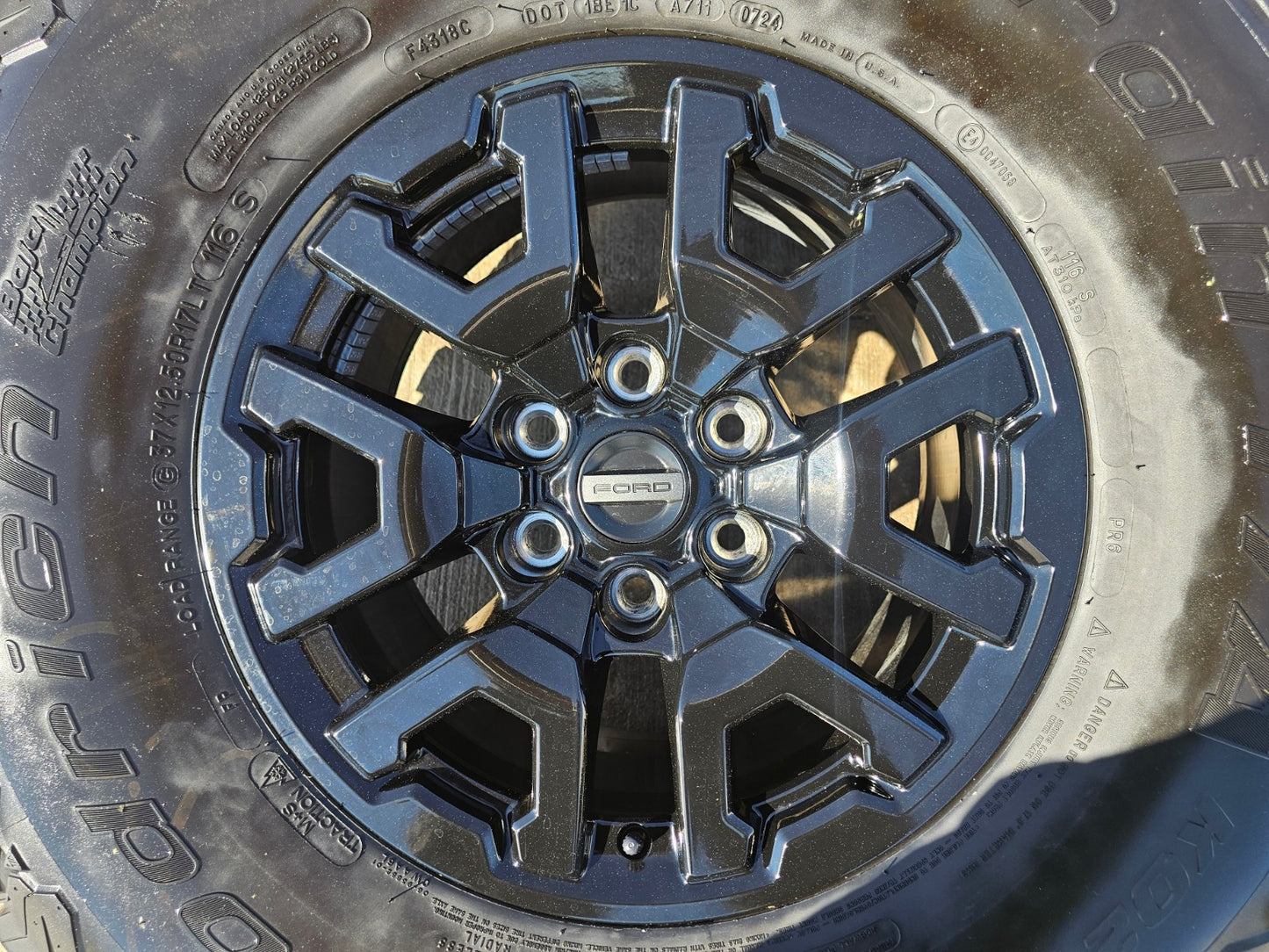 17" Ford F-150 Raptor Bronco OEM 10461 rims wheels SET 2025 2026 2027 BFG NEW