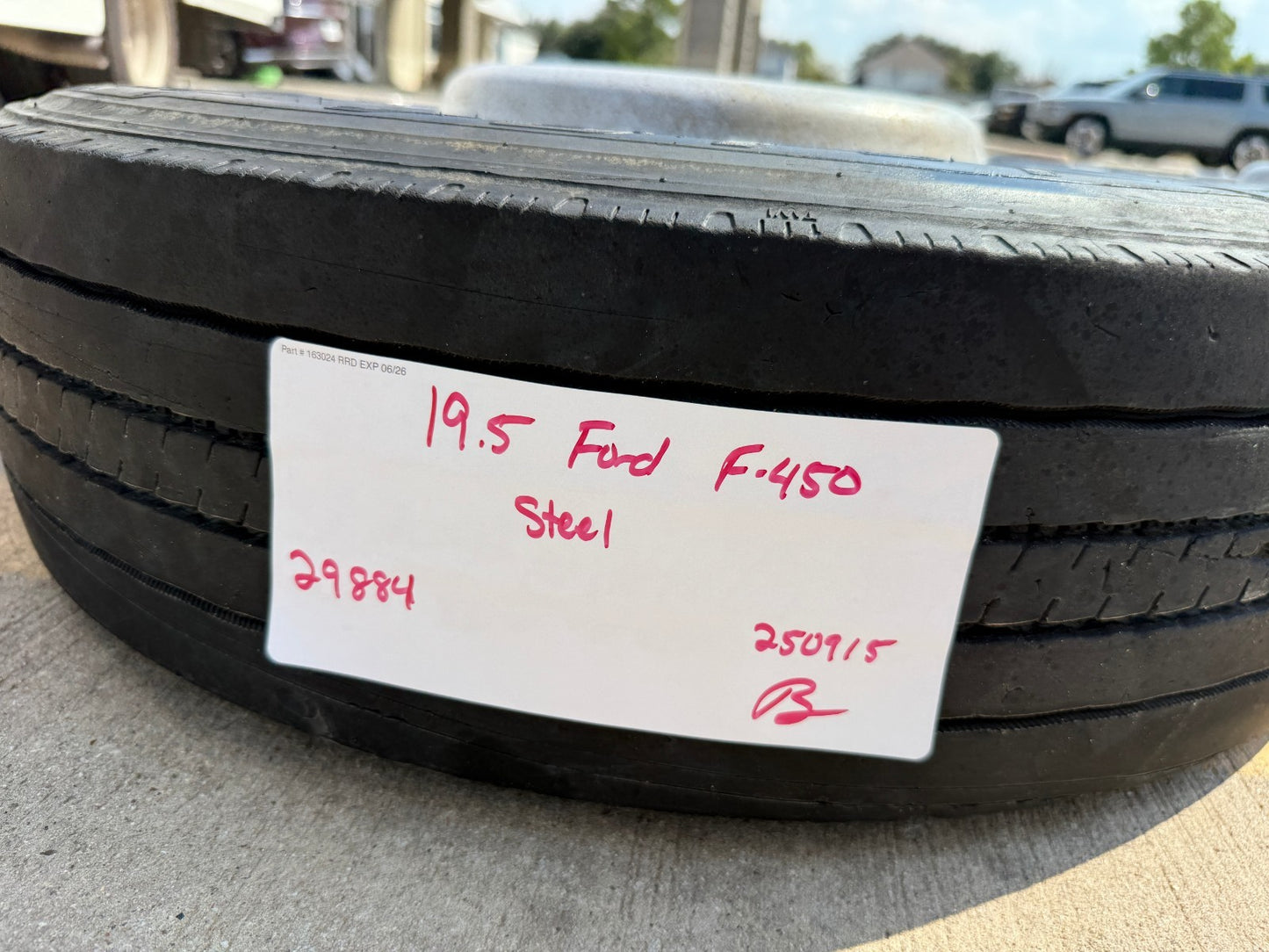 19.5" Ford F-450 Dually F-550 rim RAM 4500 OEM 10x225 spare