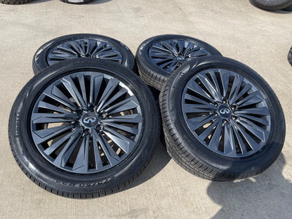 22" Infiniti QX80 QX56 Nissan Titan Armada OEM 94236 wheels rims PIRELLI NEW