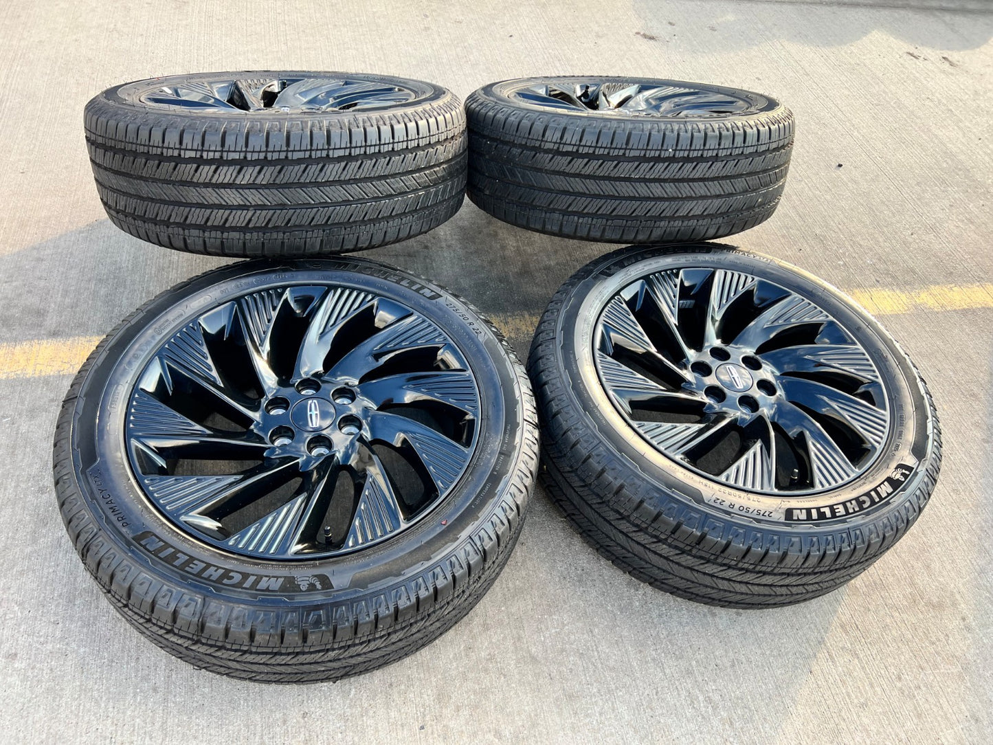 22" Lincoln Navigator OEM 10665 rims wheels BLACK LABEL 2025 2026 NEW