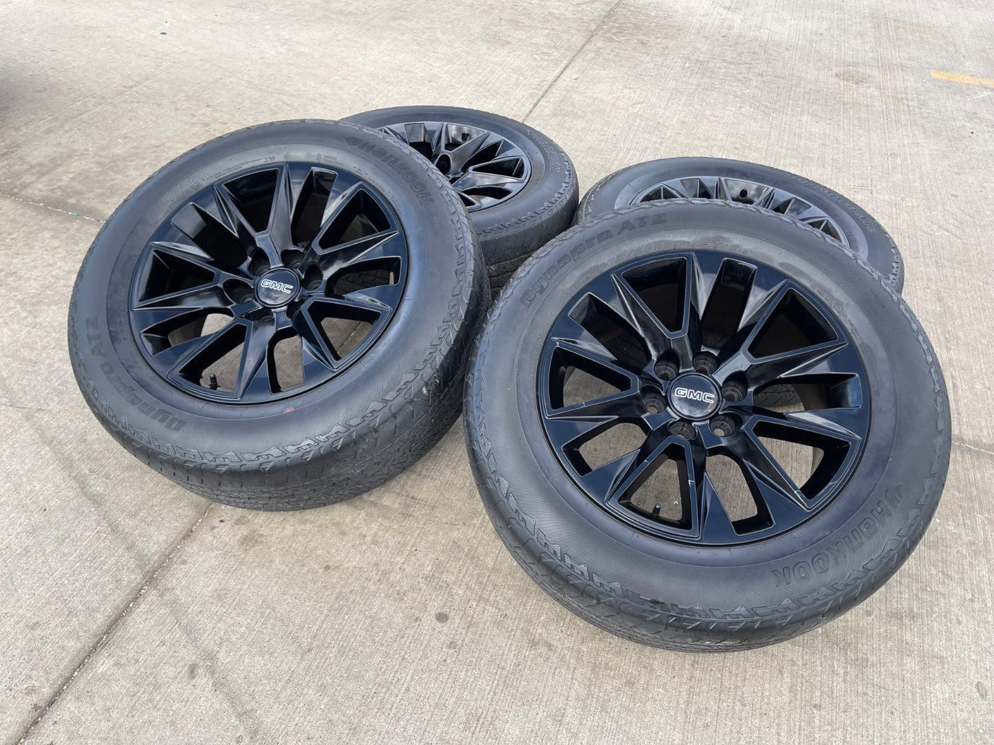 20" Chevy Tahoe Silverado OEM 5919 wheels rims GMC Yukon HANKOOK A/T2
