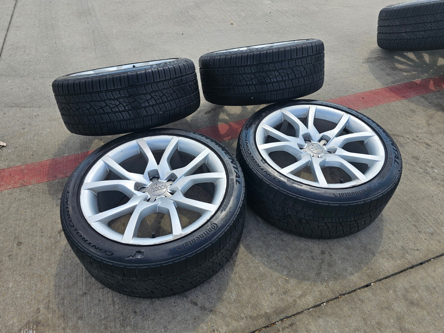 18" Audi A5 OEM wheels rims A3 S3 A4 S4 A5 S5 S6 58890 tires